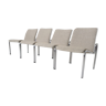 Lot de 4 chaises de Kho Liang Ie, Stabin modèle 703, Hollande années 1960