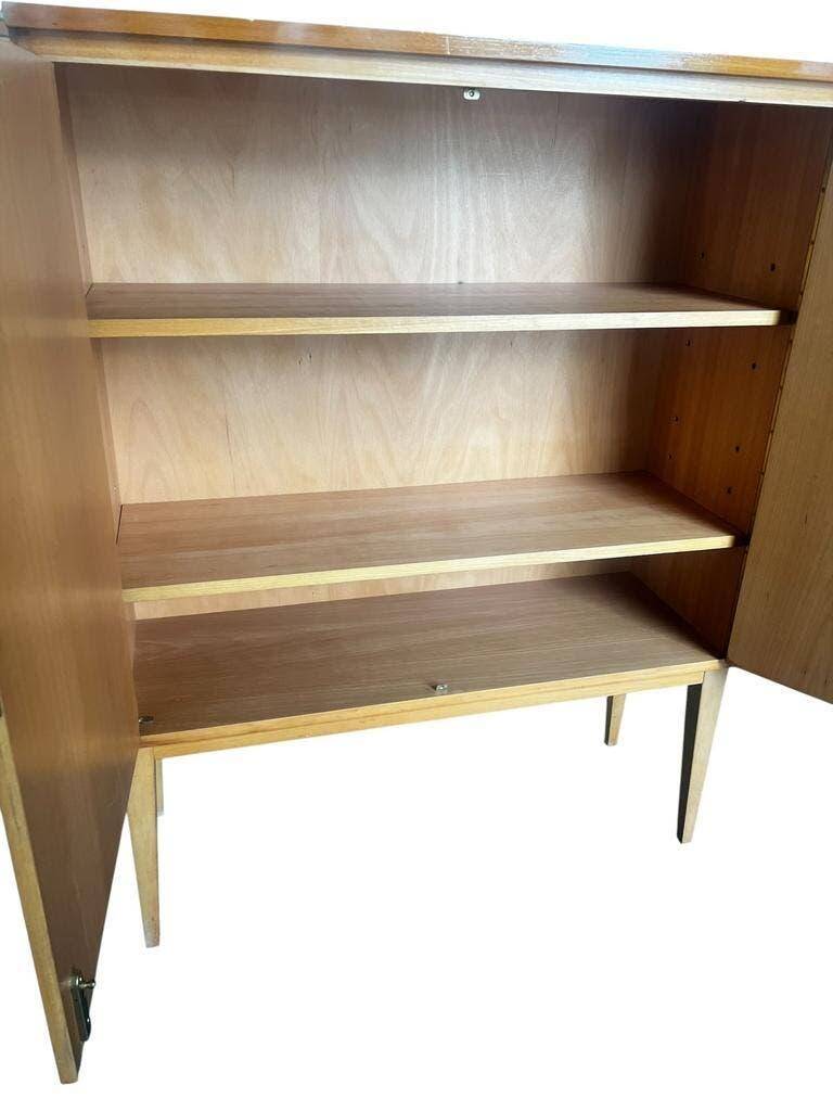 Vintage shallow wooden armoire / WK Môbel armoire