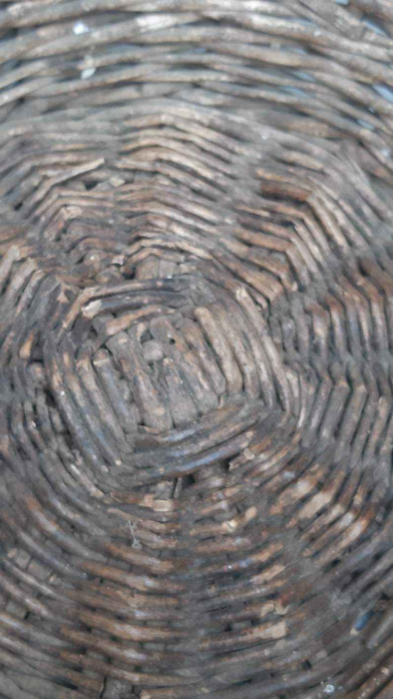 Vintage wicker basket