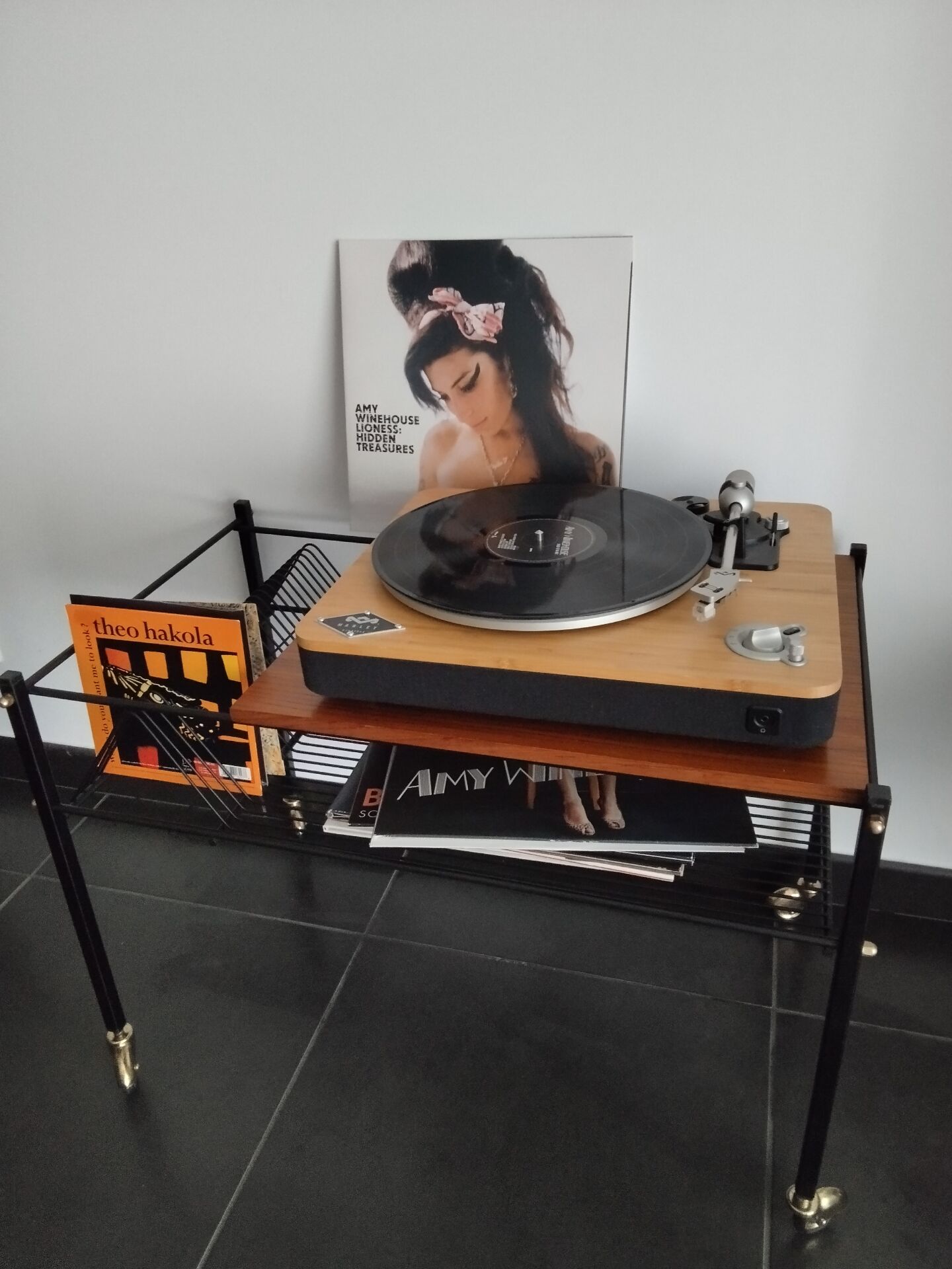 Meuble vinyle vintage années 60/70