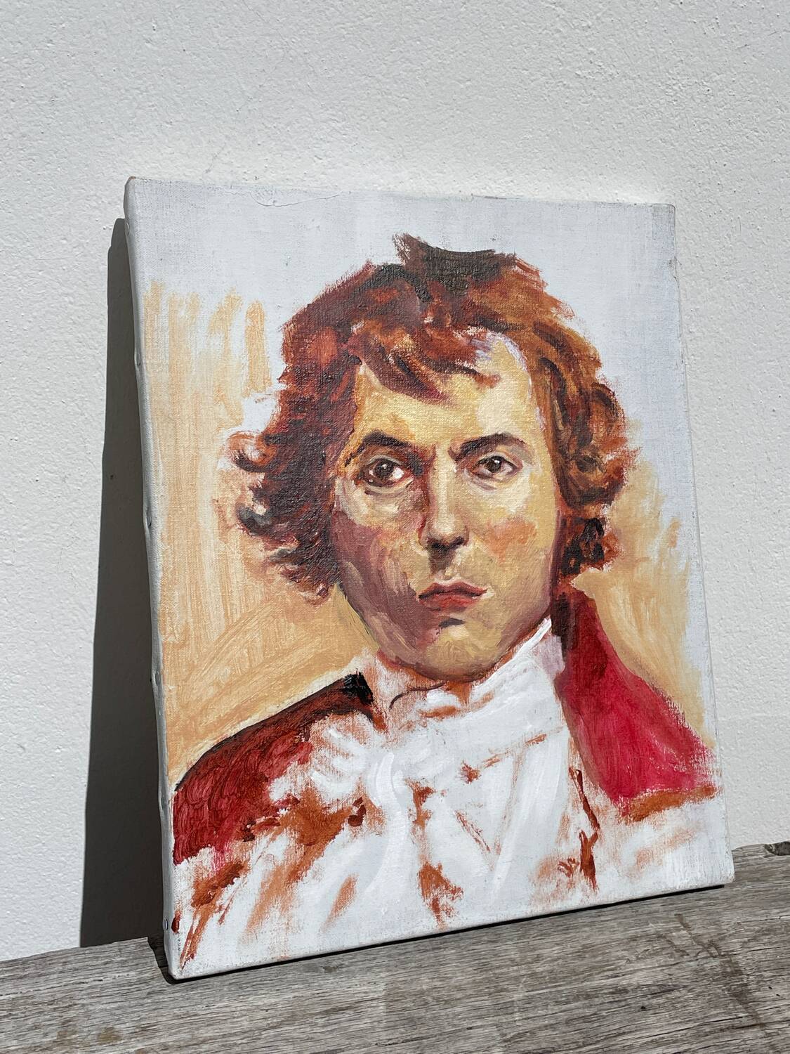 Portrait à l’huile d’un homme tableau