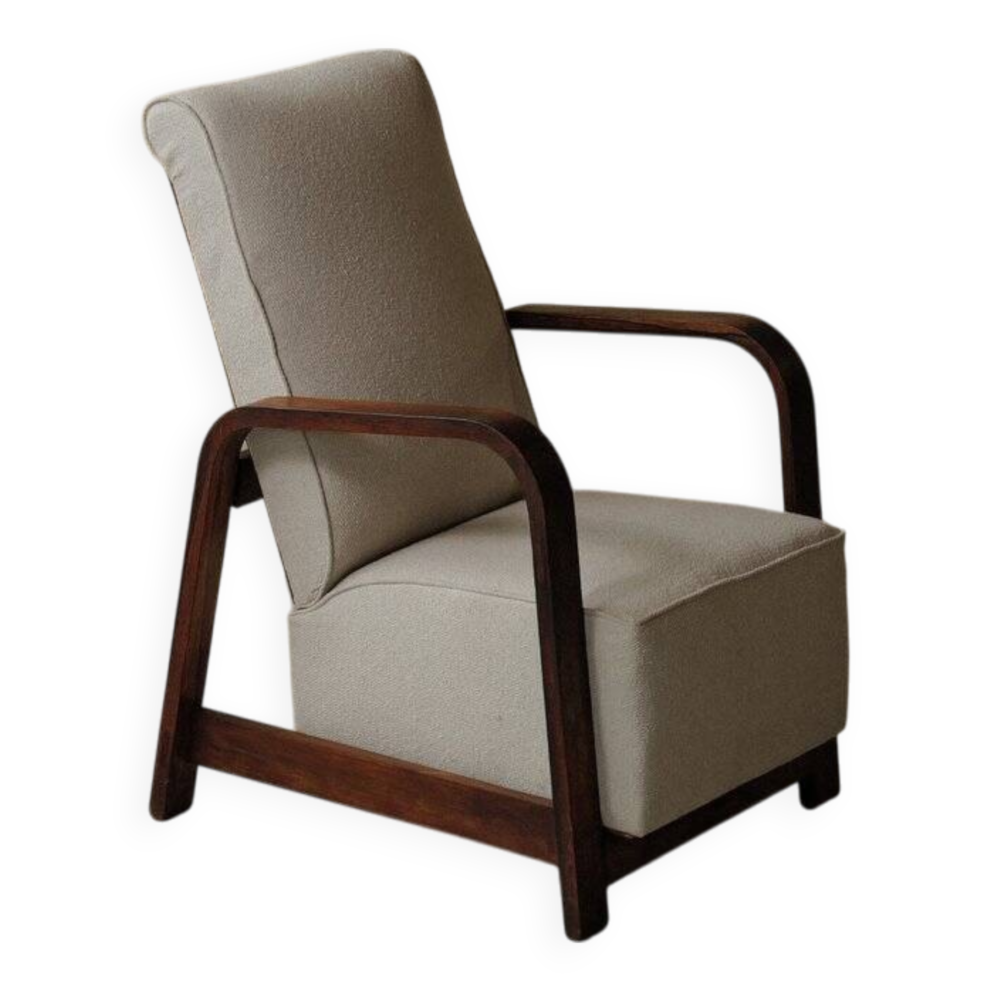 Fauteuil Art-Déco, palissandre, 1930