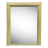 Yellow patina trumeau mirror 93x114
