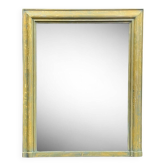 Yellow patina trumeau mirror 93x114