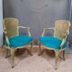 Paire de fauteuils style Louis XV