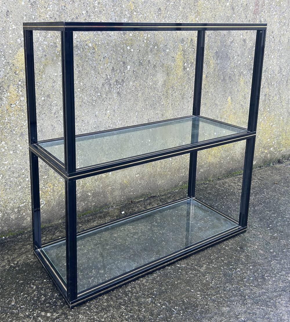 Pierre Vandel open shelf, Hollywood Regency model, vintage, 70s