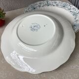 Assiettes terre de fer anglaises Ridgways XIX ème