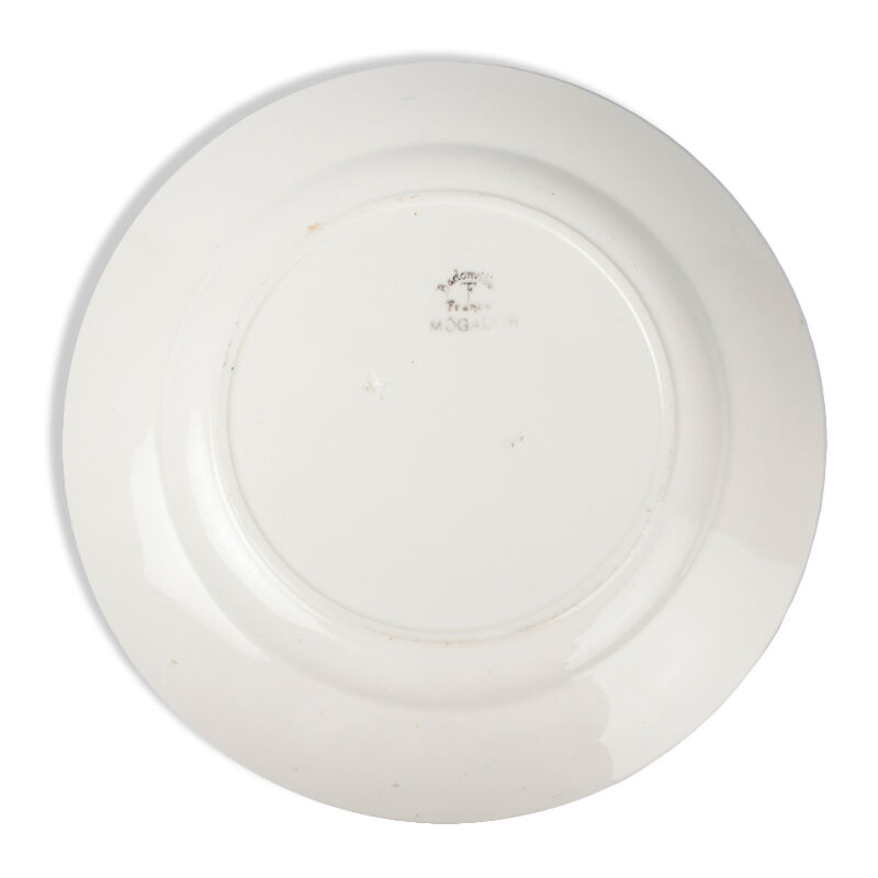 Badonviller Fenal round dish. France model Mogador. French Antique