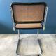 B32 Marcel Breuer 80's black and chrome chair