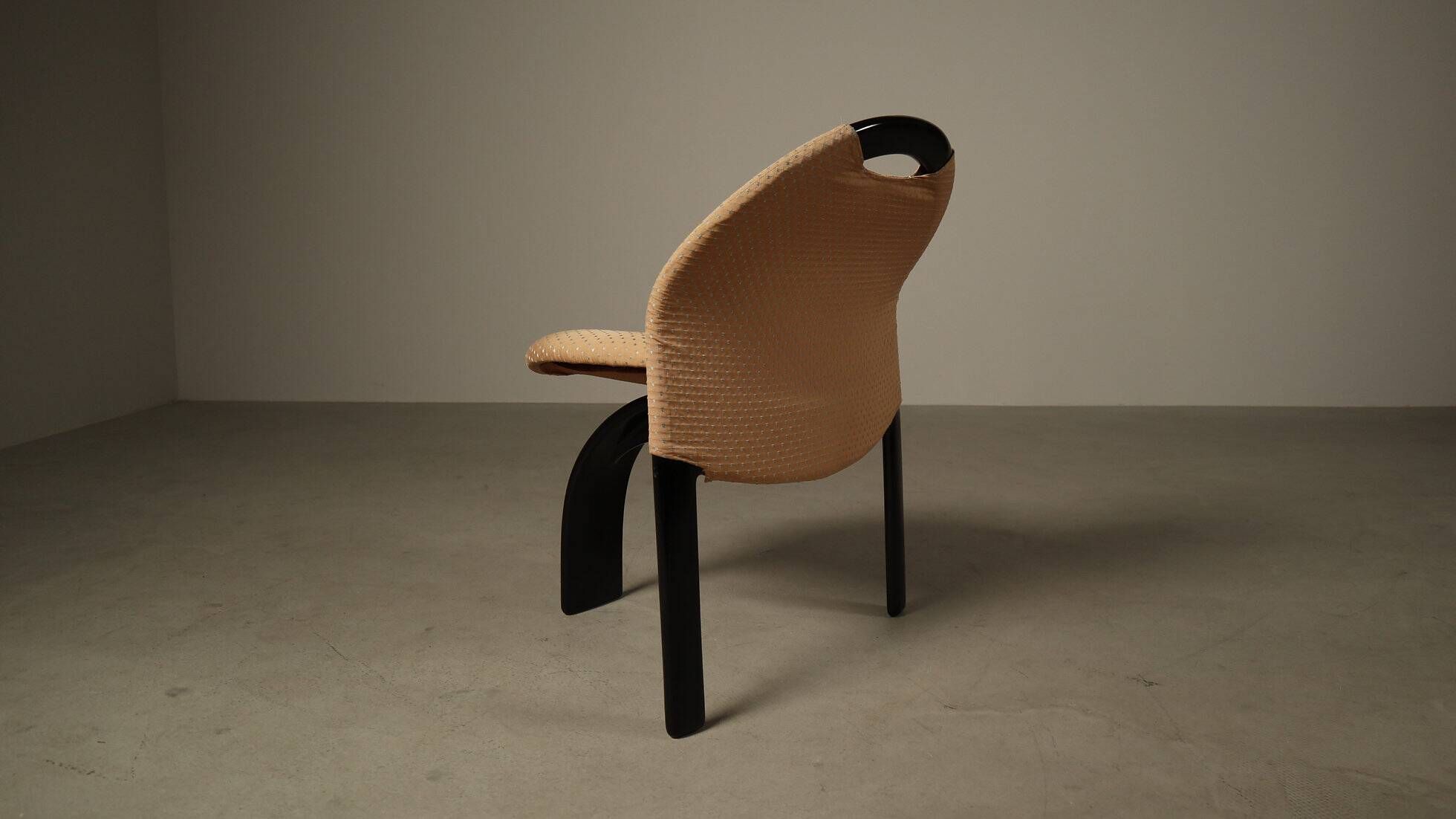 Set of eight ‘Sail’ dining chairs by Giovanni Offredi for Saporiti Italia, 1973