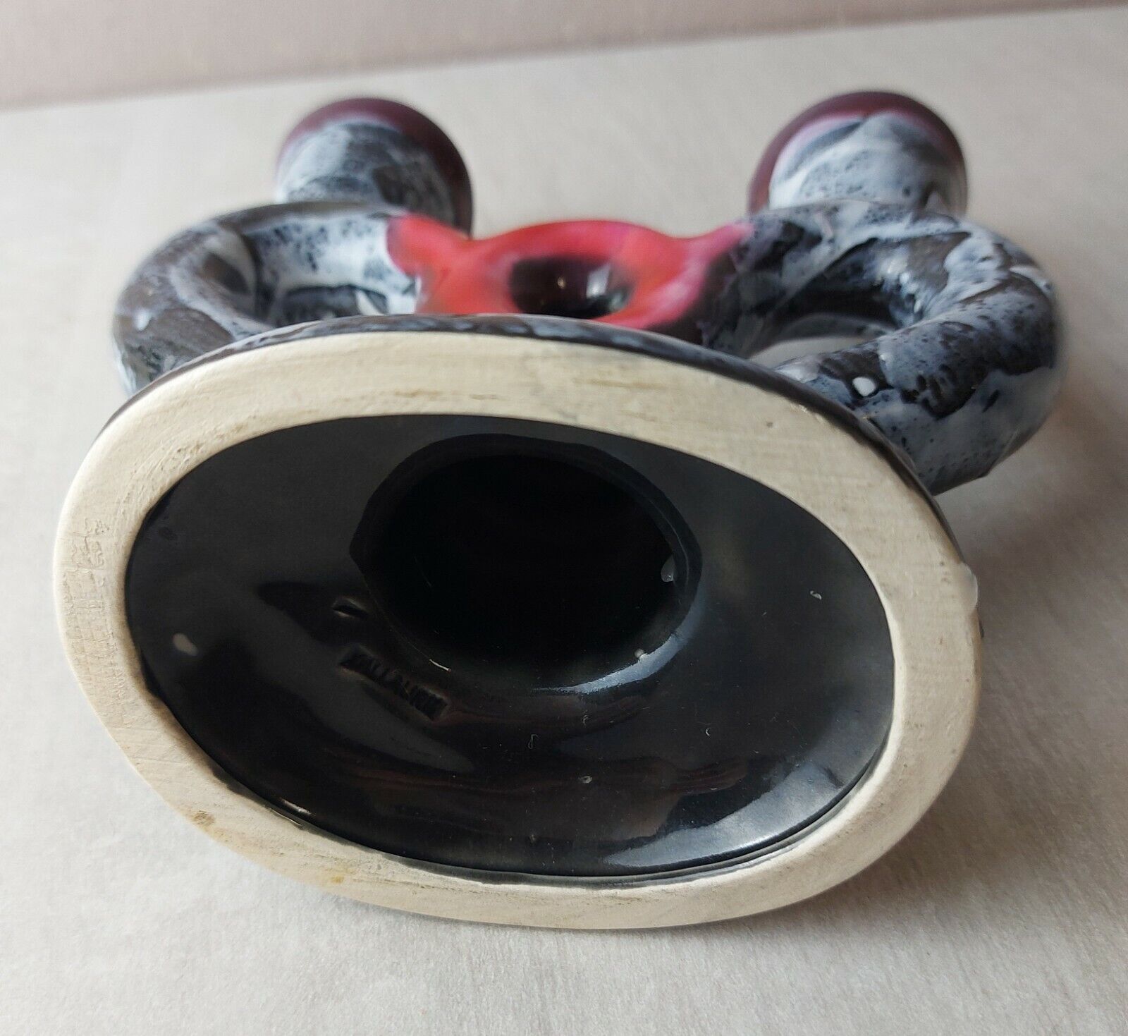 Candleholder, ceramic Vallauris, vintage
