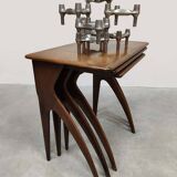 Vintage Italian design nesting tables mimiset 1950