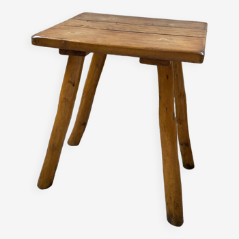 Handcrafted oak stool