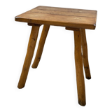 Handcrafted oak stool