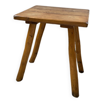 Handcrafted oak stool