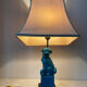 Lampe vintage céramique Hollywood Regency