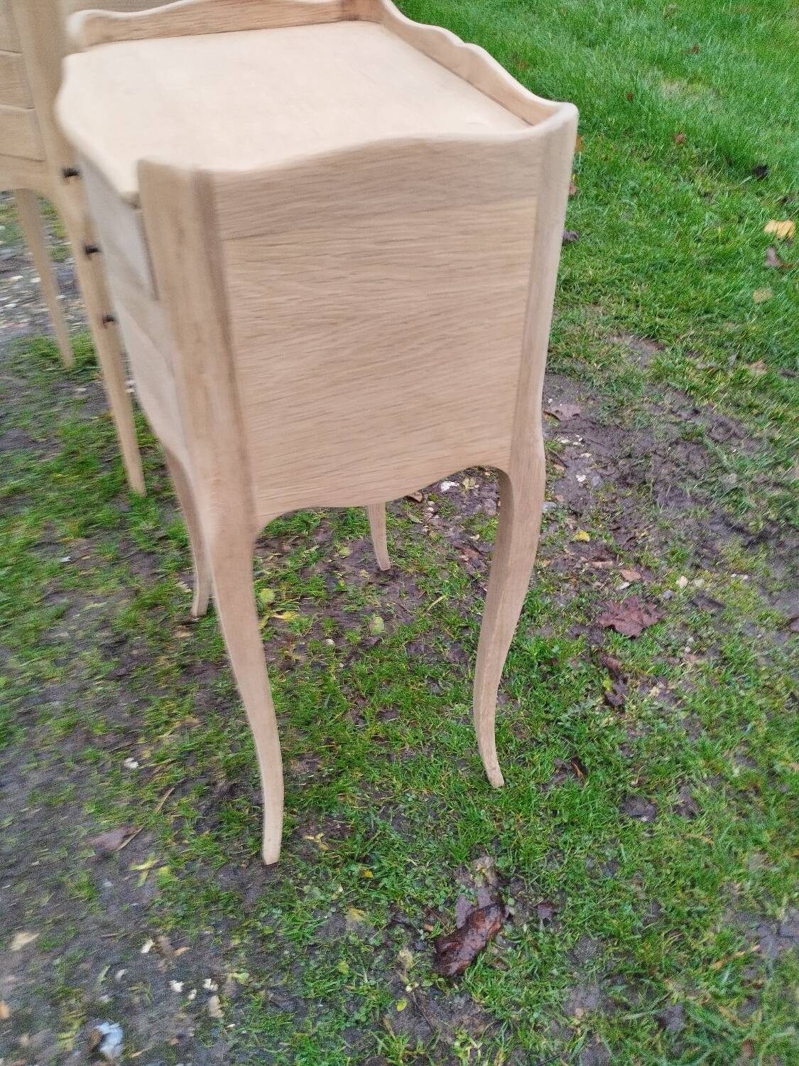 Pair of antique Louis XV style bedside tables