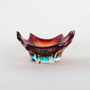 Platter, Murano glass, Italian design, 1970s, production: Italy