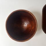 Large Scandinavian teak salad bowl/basket, 1970s