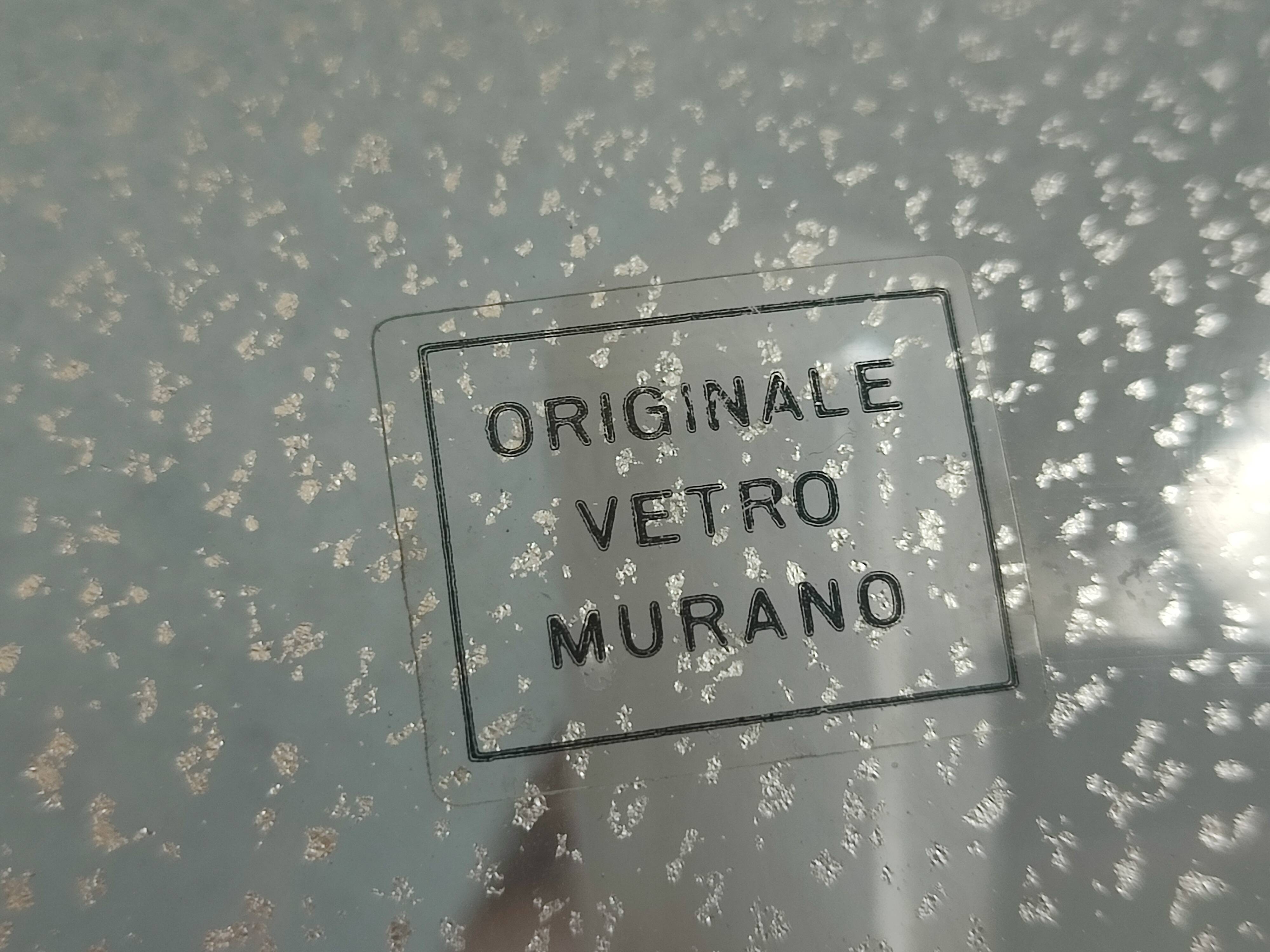 Lampes de table en verre Murano vintage