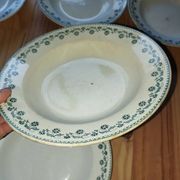 Assiettes Creuses “Georgette” Terre de Fer (6 pièces)