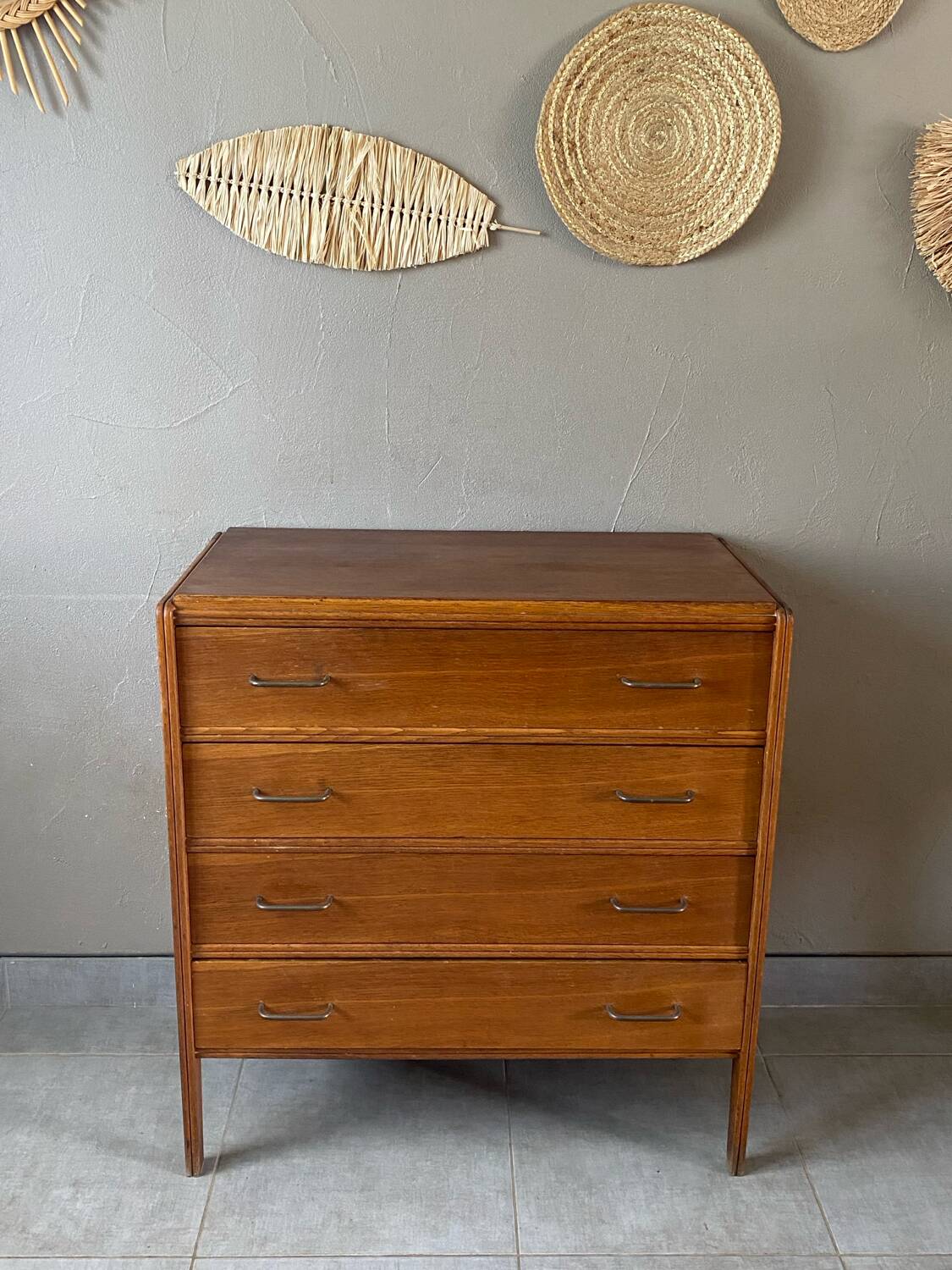 Commode vintage en chêne des années 60