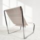 Hanging chair in Michel Boyer style, circa 1980.
