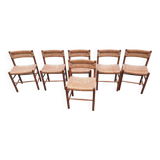 Set of 6 Dordogne model chairs, Robert Sentou edition, 50s
