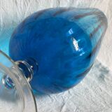 Vase Murano bleu vintage