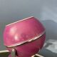 Lampe de bureau vintage violette en forme de globe oculaire de l'ère spatiale