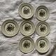 7 Ironstone Mason's dessert plates