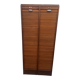 Classeur double à rideaux en bois Radia, années 50-60
