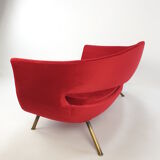 Mid Century Italian Sofa by Lenzi Nello 1954