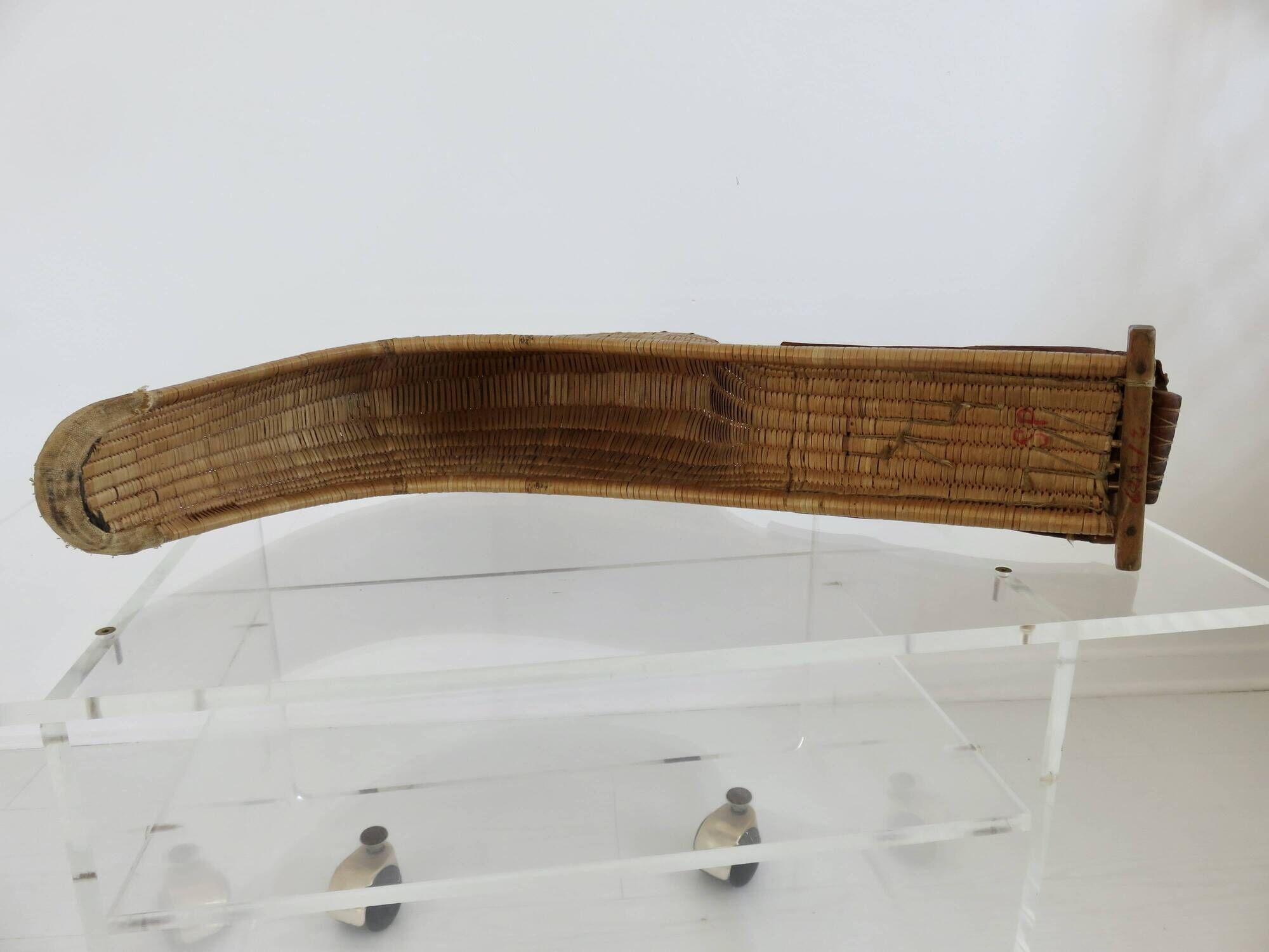 Old chistera, large glove, 62cm, Basque Country, cesta punta, jai alai