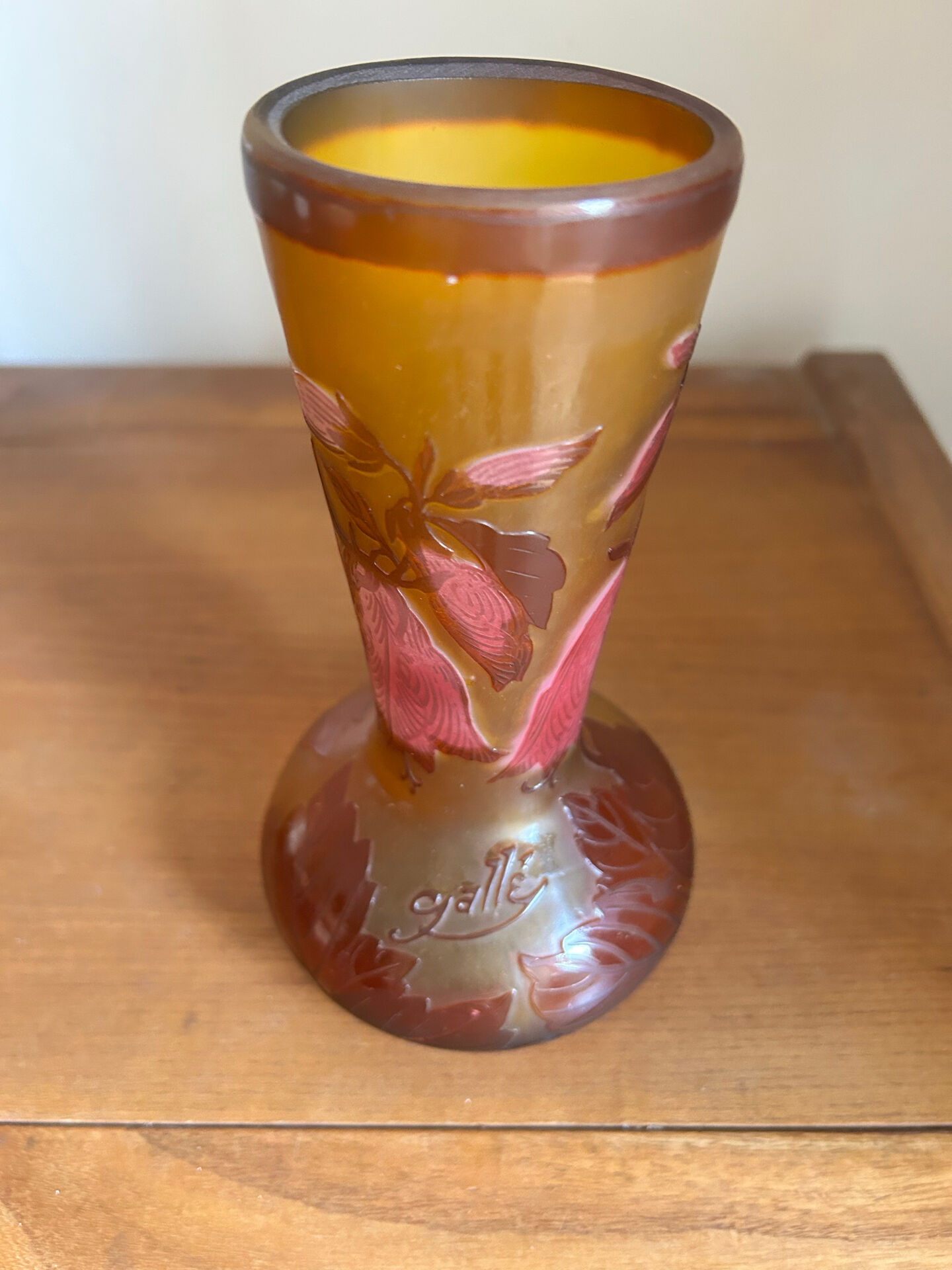 Vase School of Nancy Gallé Tip