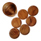 Olive wood coasters