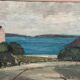 Swedish Oil on Panel – “Coastal Motif” by Einar Persson – Signed – Vintage