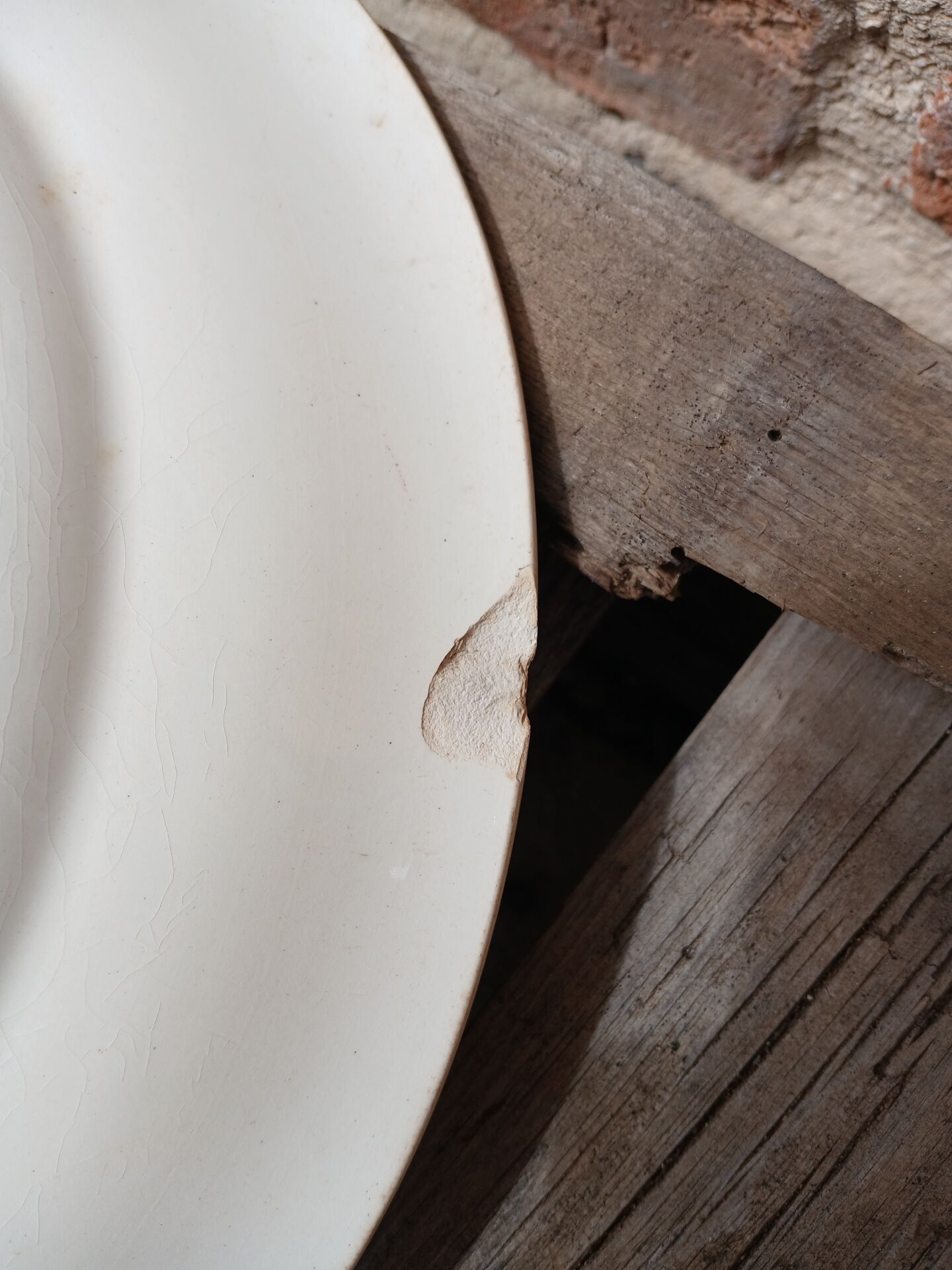 Old plate U&C Sarreguemines