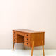 Scandinavian modern antique desk with drawers