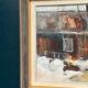 Original Swedish Oil on Canvas – “The Forge” by Pia Hesselmark‑Campbell