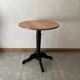 Wooden pedestal table