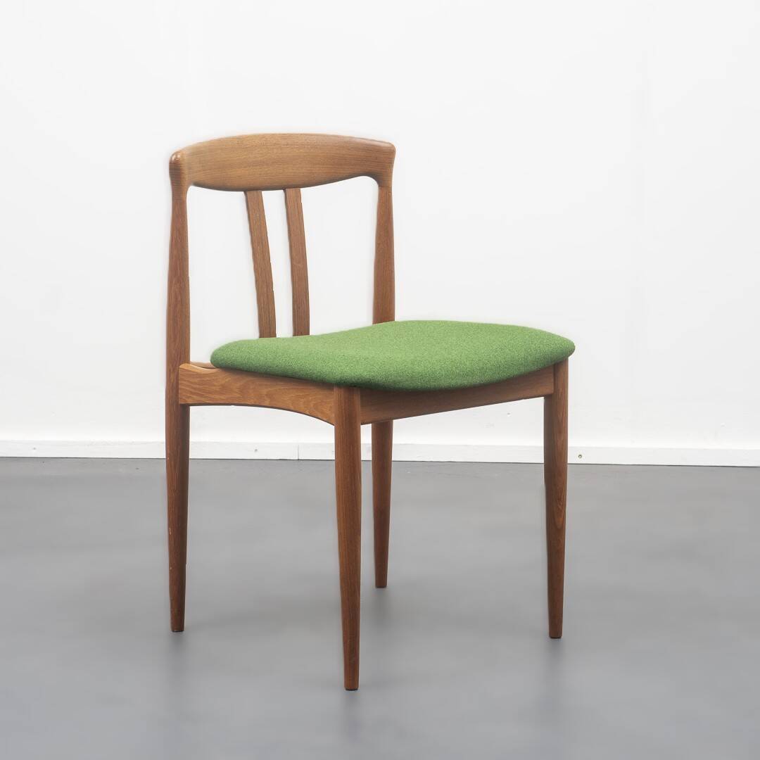 Danish Bramin chair, teak, refurbished