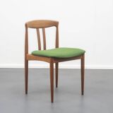 Chaise danois Bramin, teck, refait à neuf