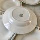 lot of 8 hollow plates Terre de Fer St Amand model "Molière" XXth