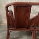 Pencil reed rattan bamboo coastal palm leaf bench sofa, Vivai del Sud 1970s