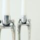 Pair of candlesticks designed by Corry Ammerlaan.