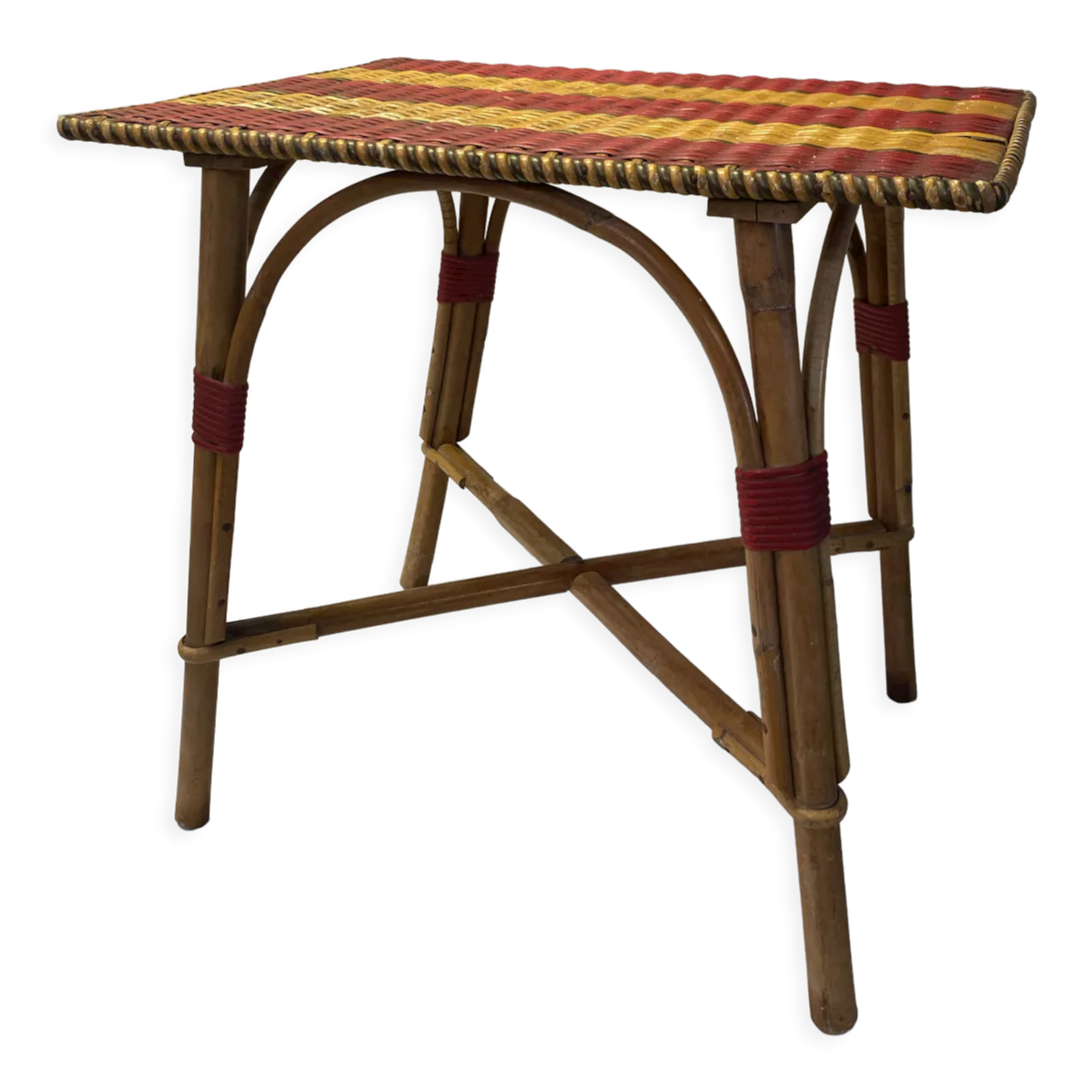 Side table 50s rattan