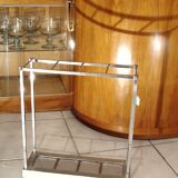 Art Deco umbrella holder in chromed metal