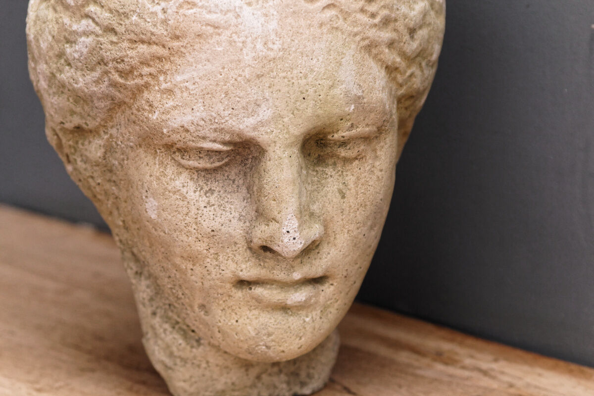 Reconstituted stone – goddess Hygie