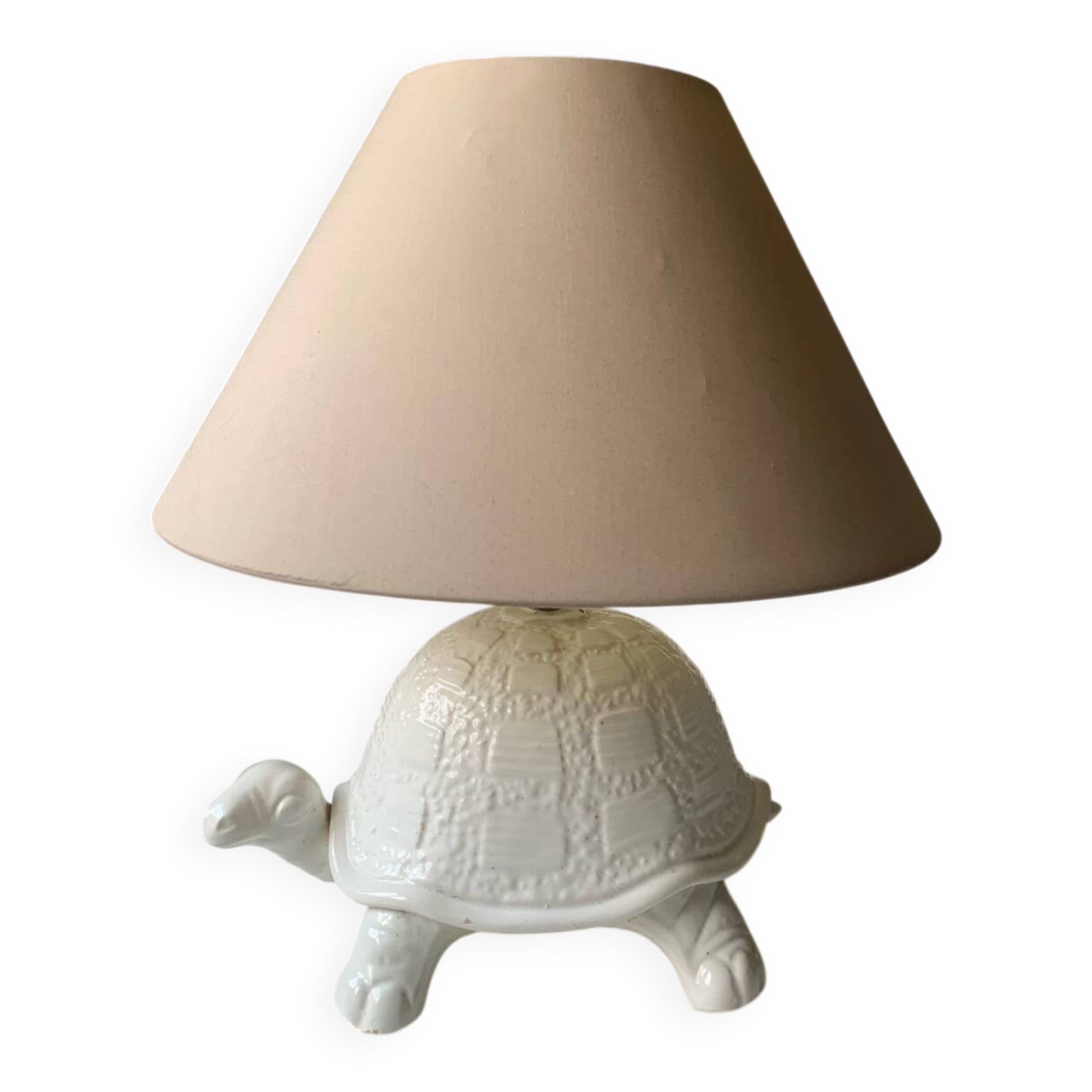 Vintage turtle lamp